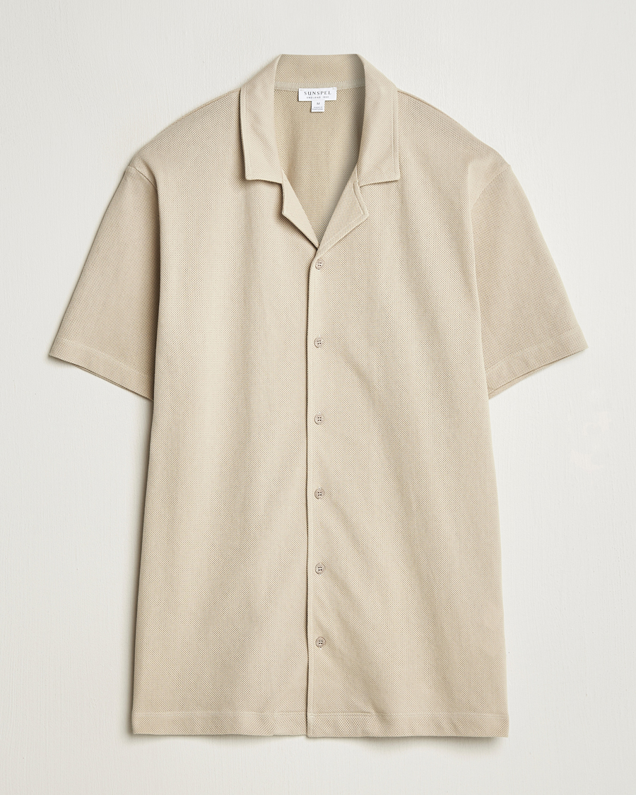 Uomini | Camicie | Sunspel | Riviera Resort Shirt Ash Grey