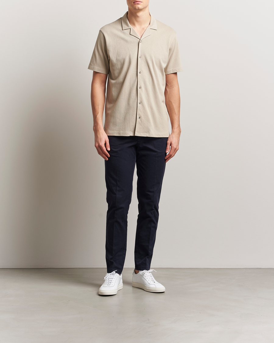 Uomini | Camicie | Sunspel | Riviera Resort Shirt Ash Grey