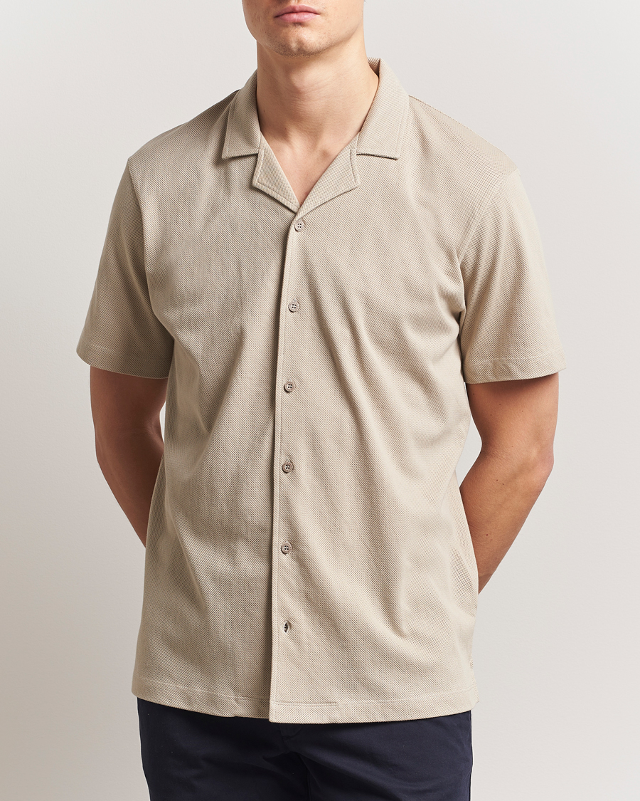 Uomini | Camicie | Sunspel | Riviera Resort Shirt Ash Grey