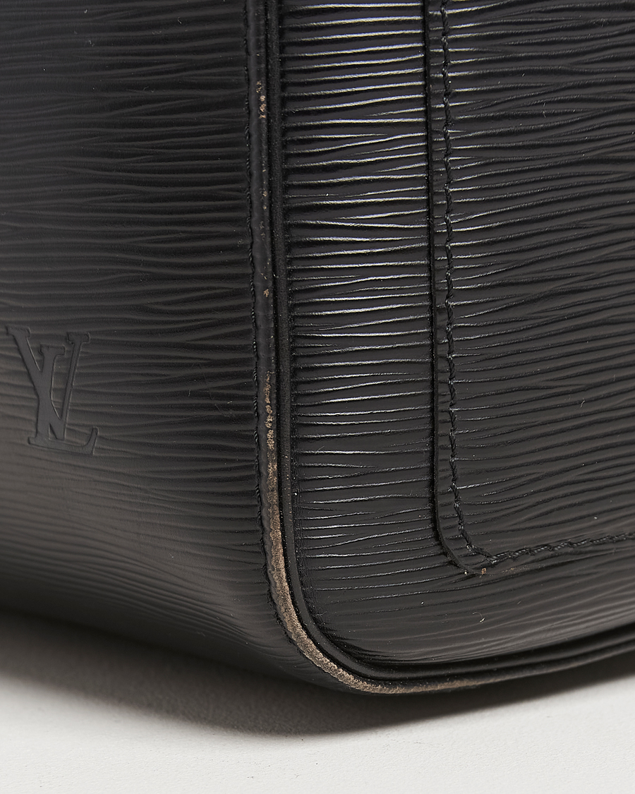 Uomini | Louis Vuitton Pre-Owned Keepall 45 Epi Leather Bag Black | Louis Vuitton Pre-Owned | Keepall 45 Epi Leather Bag Black