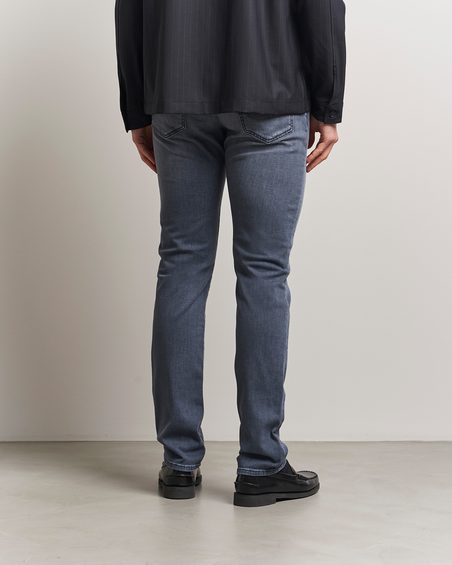 Uomini | Jeans | Jacob Cohën | Bard Slim Fit Stretch Jeans Mid Grey