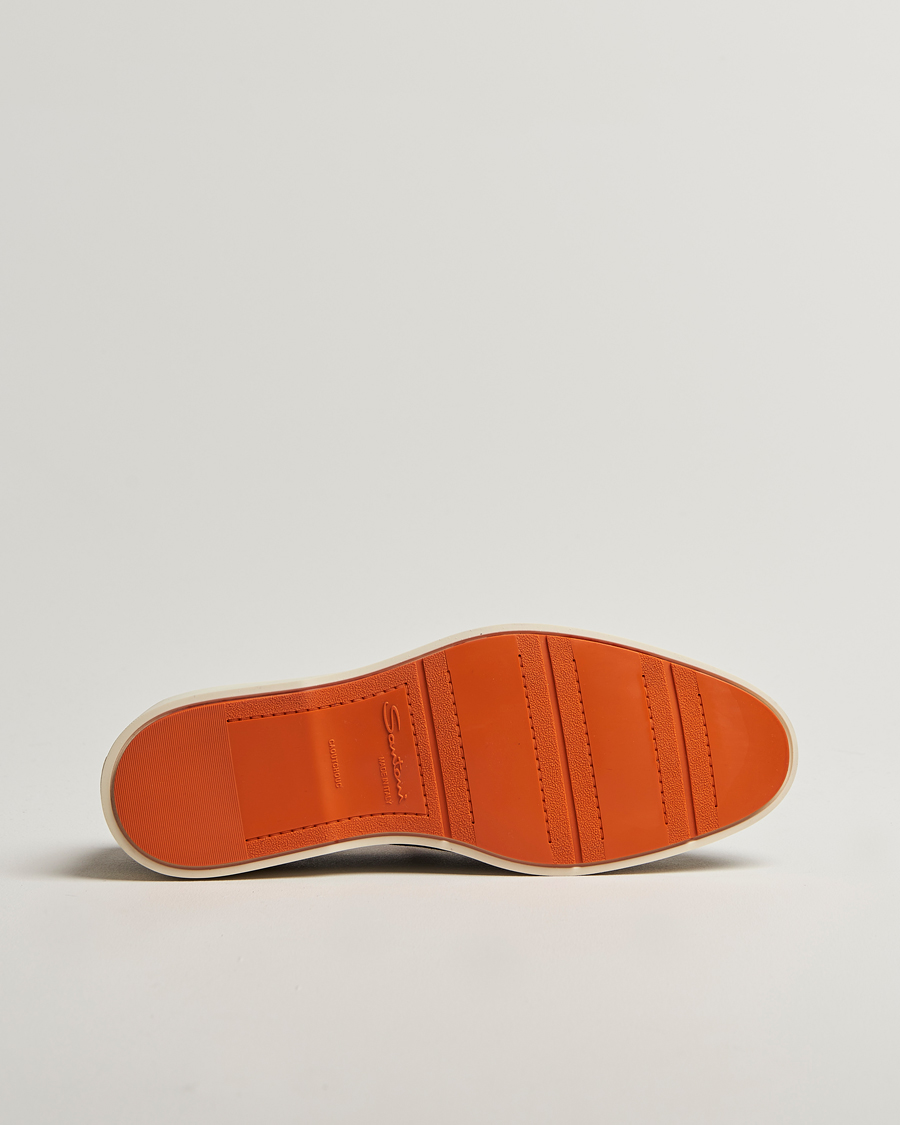 Uomini | Mocassini | Santoni | Detroit Loafer Navy Suede