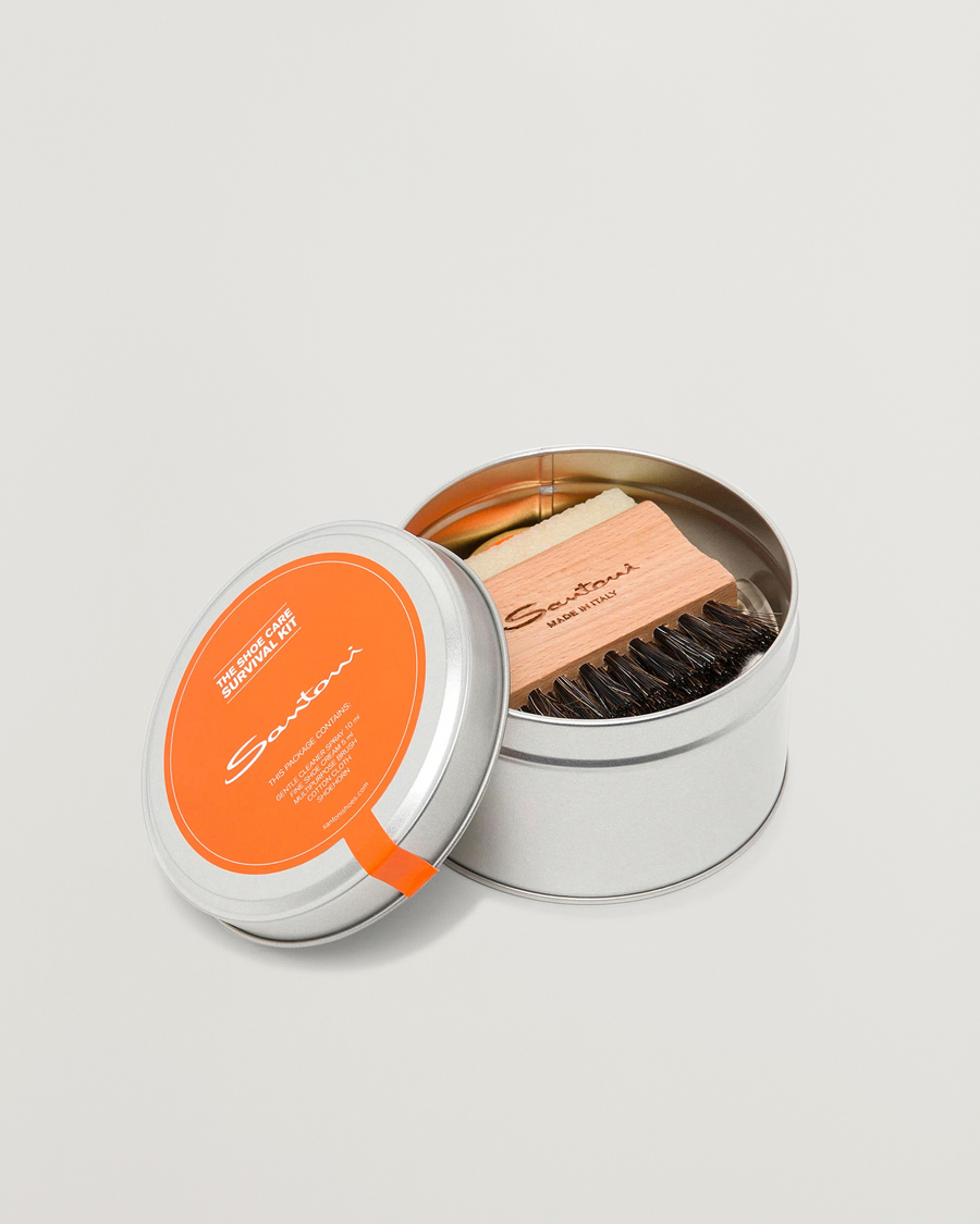 Uomini | Cura delle scarpe | Santoni | Shoe Care Survival Kit Metal