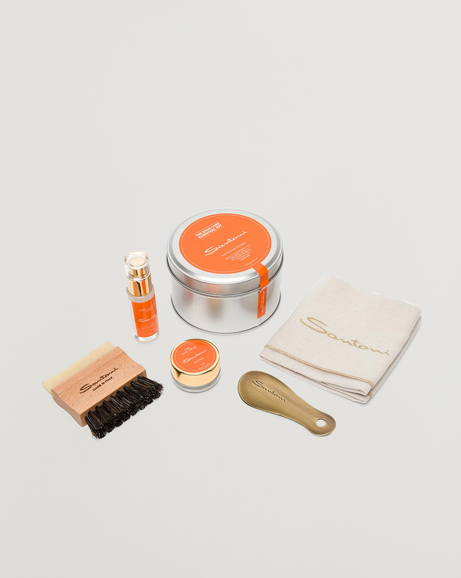 Uomini | Cura delle scarpe | Santoni | Shoe Care Survival Kit Metal