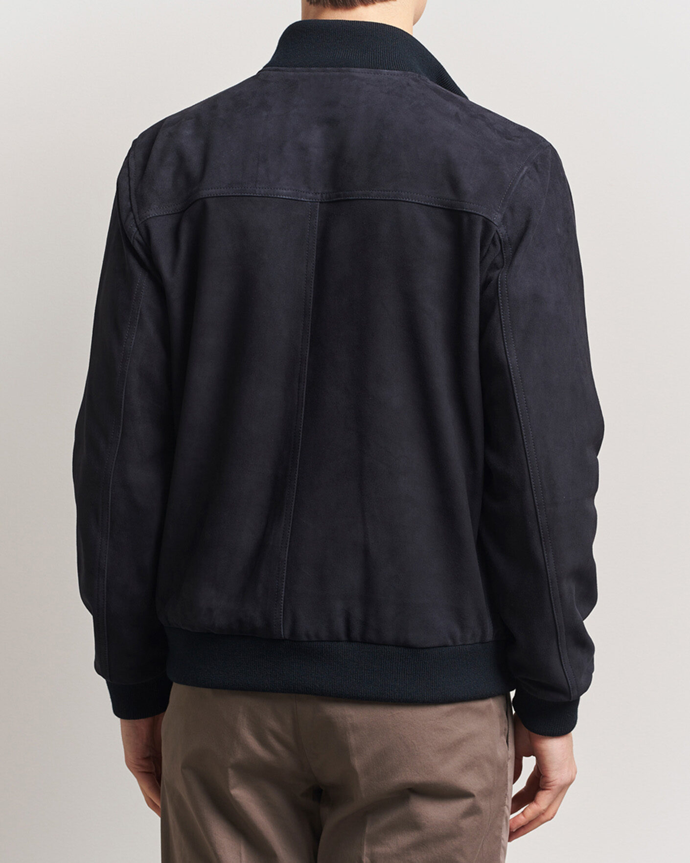 Uomini | Giacche | Valstar | Valstarino Suede Jacket Navy