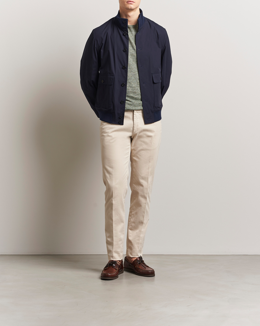 Uomini | Giacche | Valstar | Valstarino Lightweight Cotton Jacket Navy