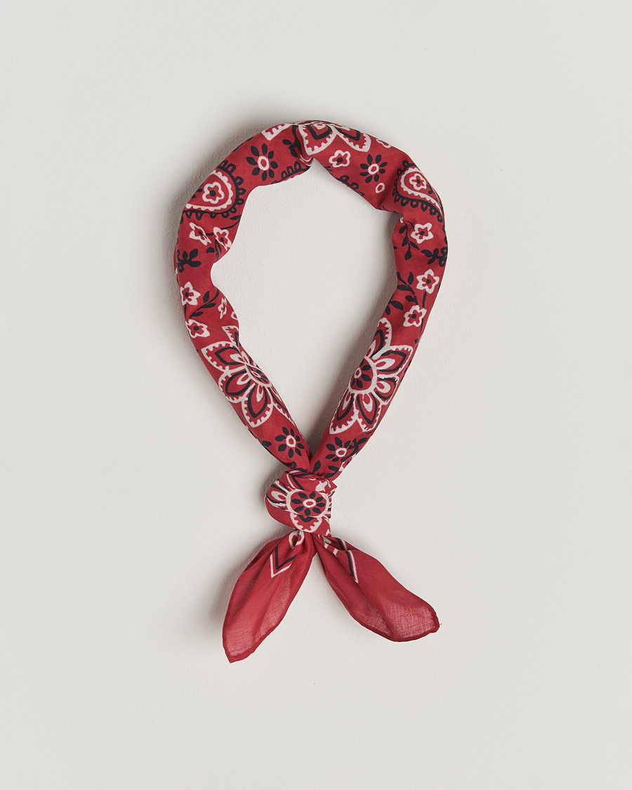 Uomini | Drake's Classic Paisley Bandana Red | Drake's | Classic Paisley Bandana Red