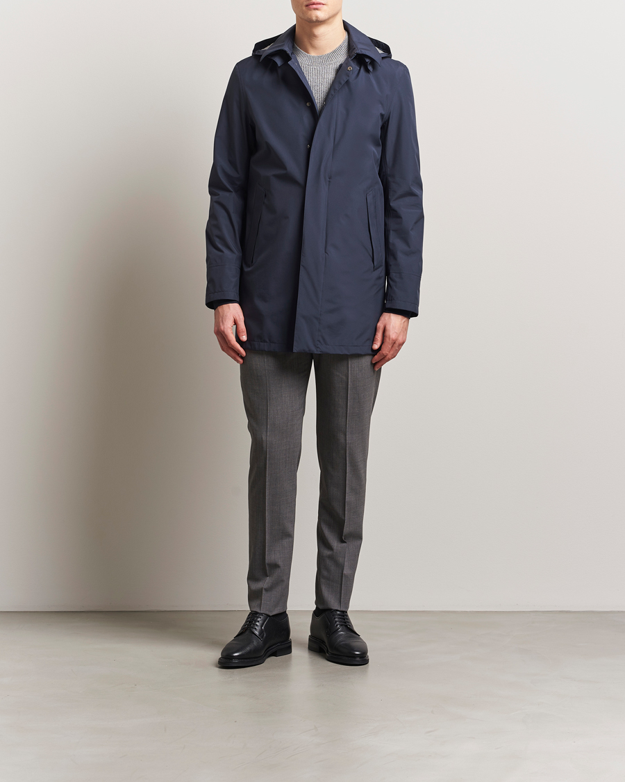 Uomini | Giacche | Herno | Gore-Tex Coat Navy
