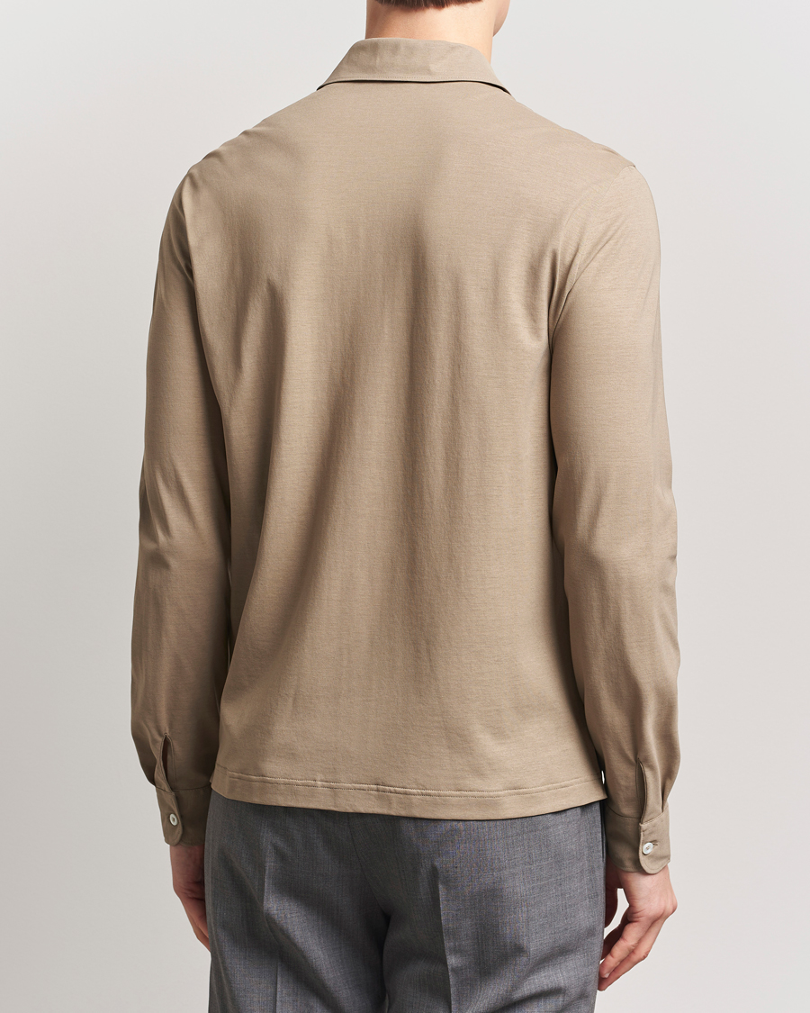 Uomini | Camicie | Herno | Cotton Crepe Shirt Olive
