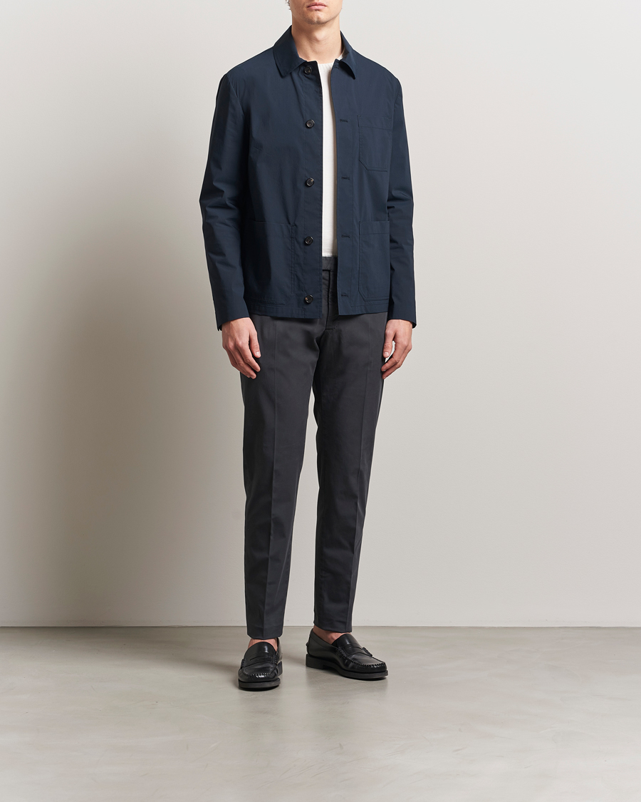 Uomini | Pantaloni | Incotex | Slim Fit Comfort Chinos Dark Grey