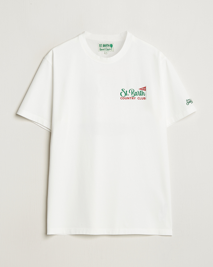Uomini | T-shirt | MC2 Saint Barth | Printed Cotton T-Shirt Country Golf