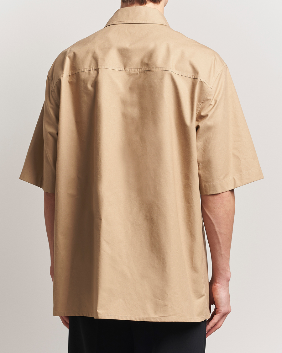 Uomini | Camicie | Jil Sander | Short Sleeve Pocket Shirt Khaki