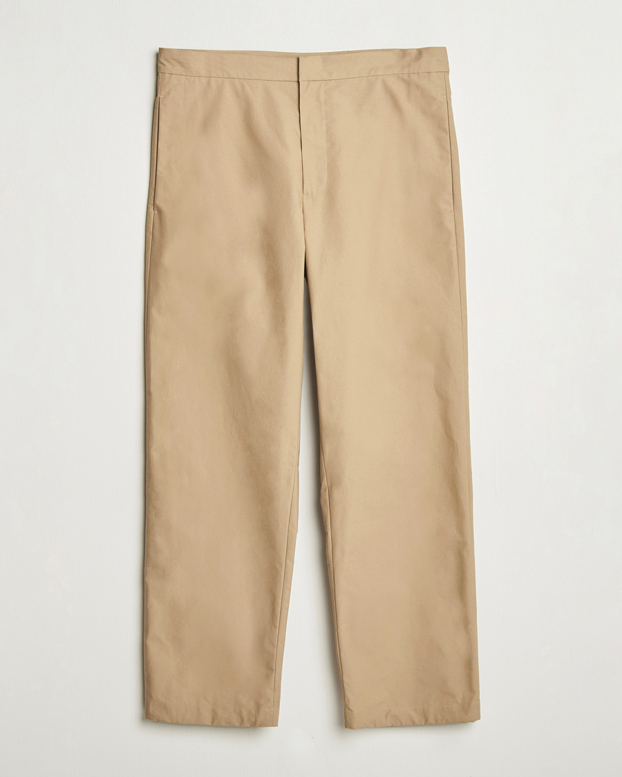 Uomini | Pantaloni | Jil Sander | Organic Cotton Trousers Khaki