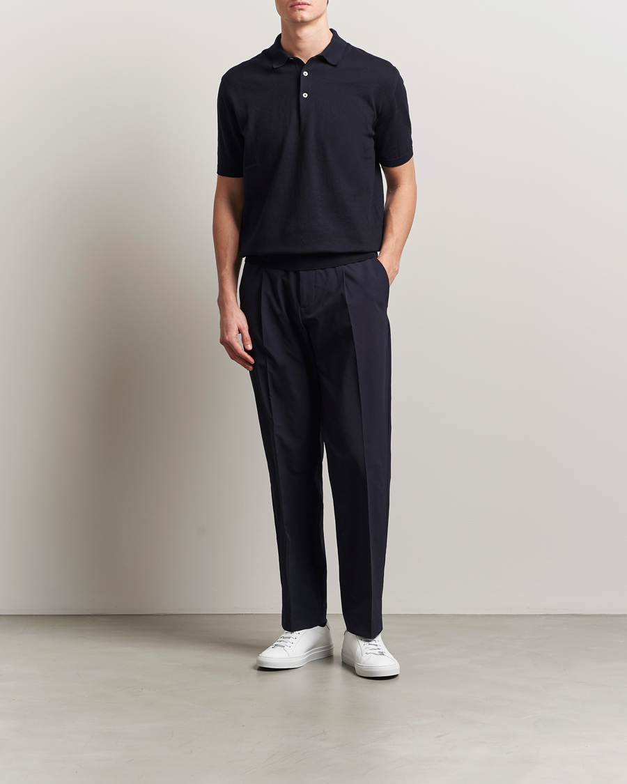 Uomini | Pantaloni | J.Lindeberg | Jun Oxy Tech Stretch Pants Navy