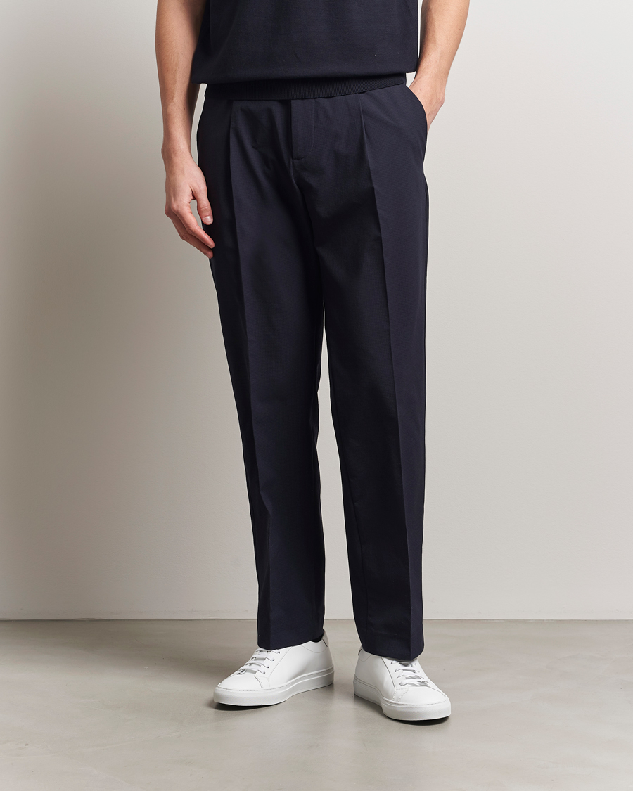 Uomini | Pantaloni | J.Lindeberg | Jun Oxy Tech Stretch Pants Navy