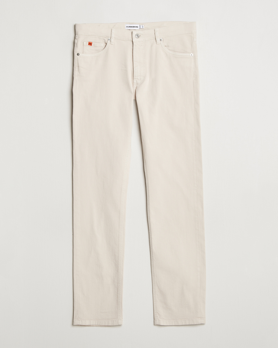 Uomini | Pantaloni | J.Lindeberg | Jax Left Hand Twill Jeans Moonbeam