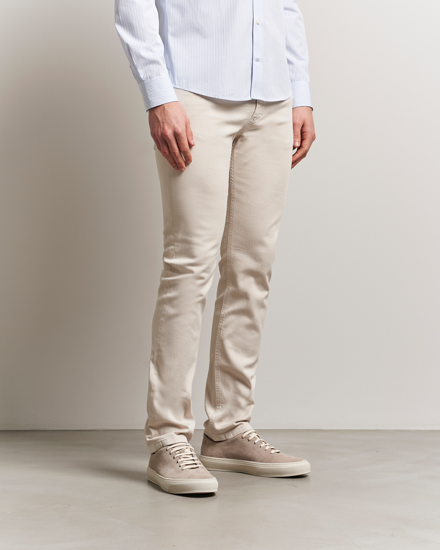 Uomini | Pantaloni | J.Lindeberg | Jax Left Hand Twill Jeans Moonbeam