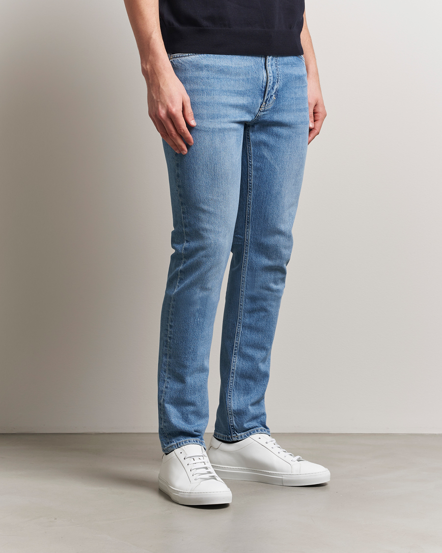 Uomini | Pantaloni | J.Lindeberg | Jax Light Wash Slim Jeans Light Blue