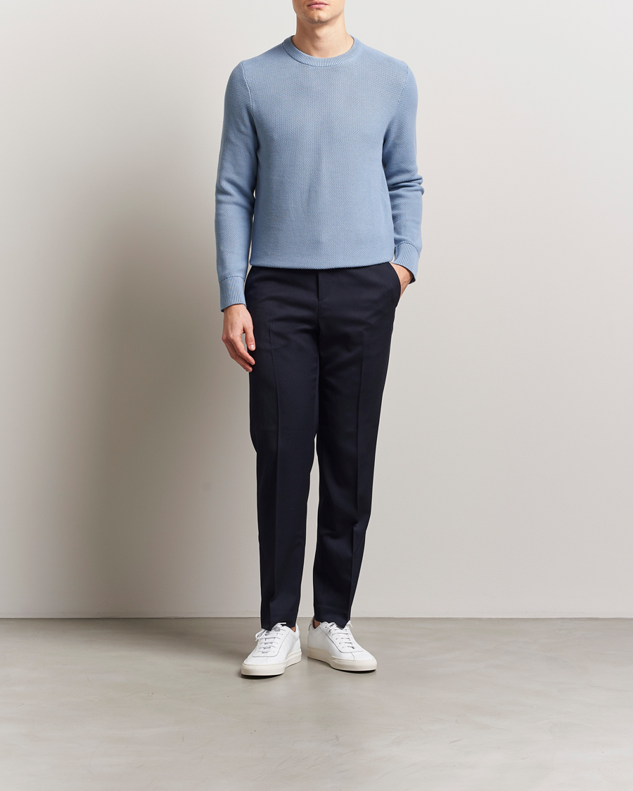 Uomini | Maglieria | J.Lindeberg | Arthur Organic Cotton Knit Rain Washed