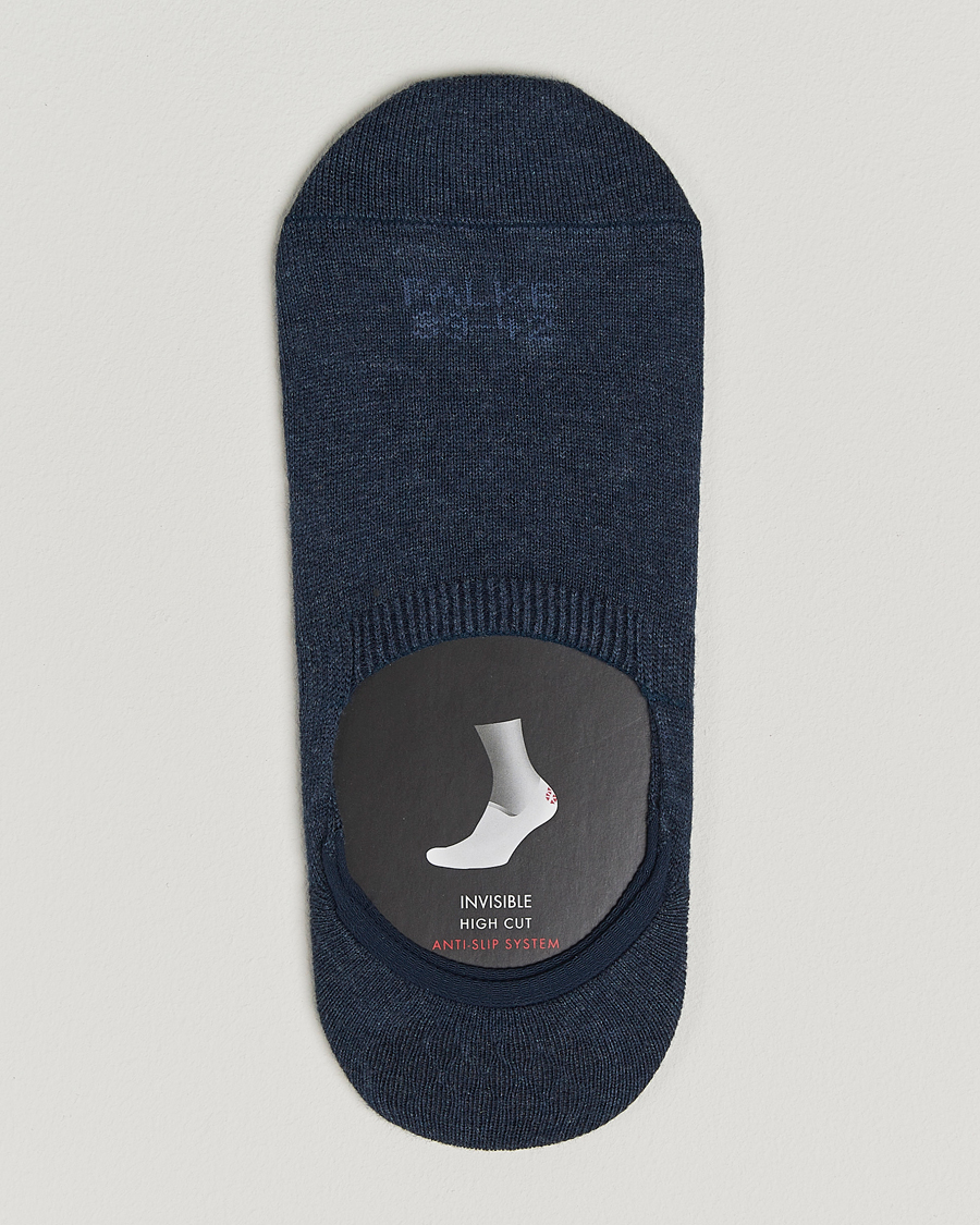 Uomini | Biancheria intima | Falke | Casual High Cut Sneaker Socks Navy Melange
