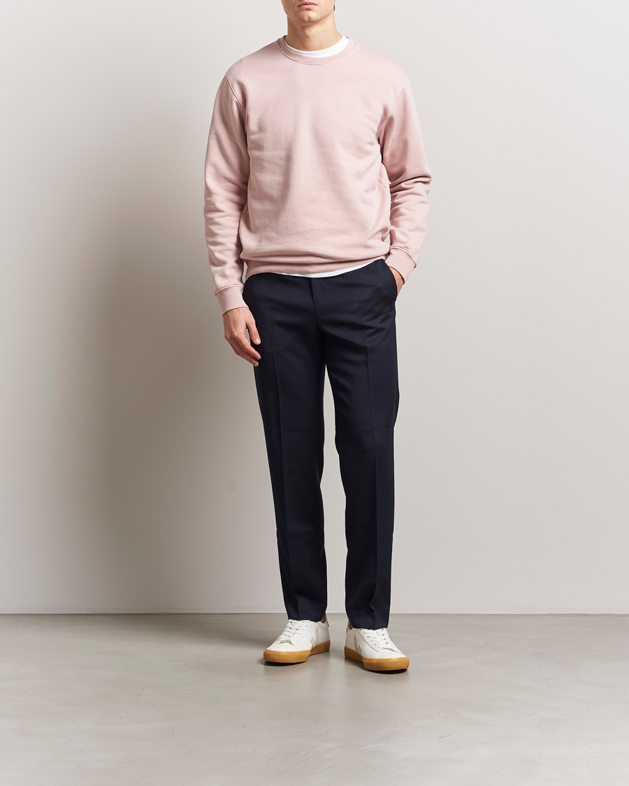 Uomini | Maglieria | Colorful Standard | Classic Organic Crew Neck Sweat Faded Pink