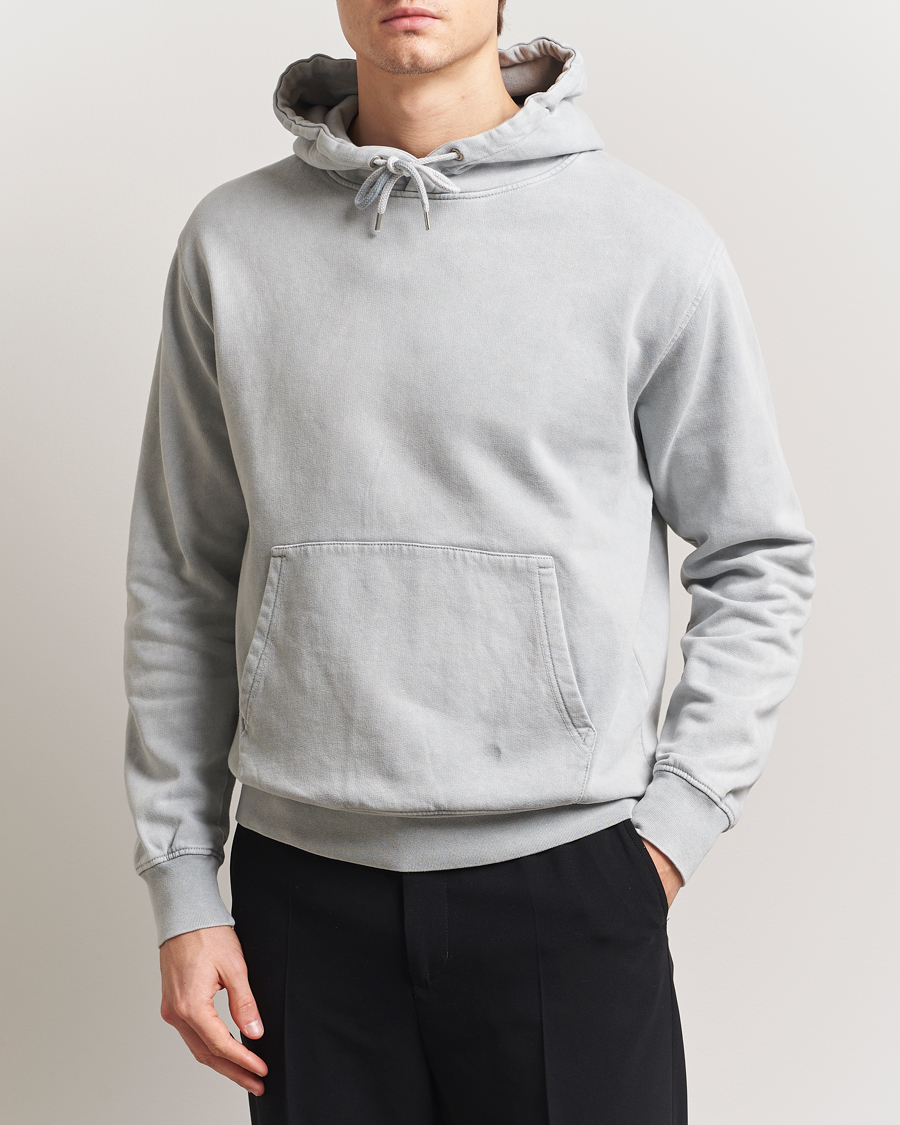Uomini | Maglieria | Colorful Standard | Classic Organic Hood Faded Grey