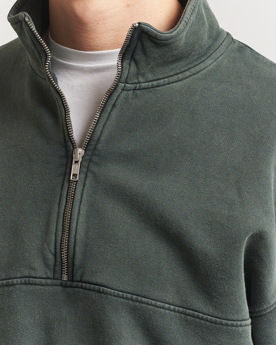 Uomini | Maglieria | Colorful Standard | Classic Organic Half-Zip Midnight Forest