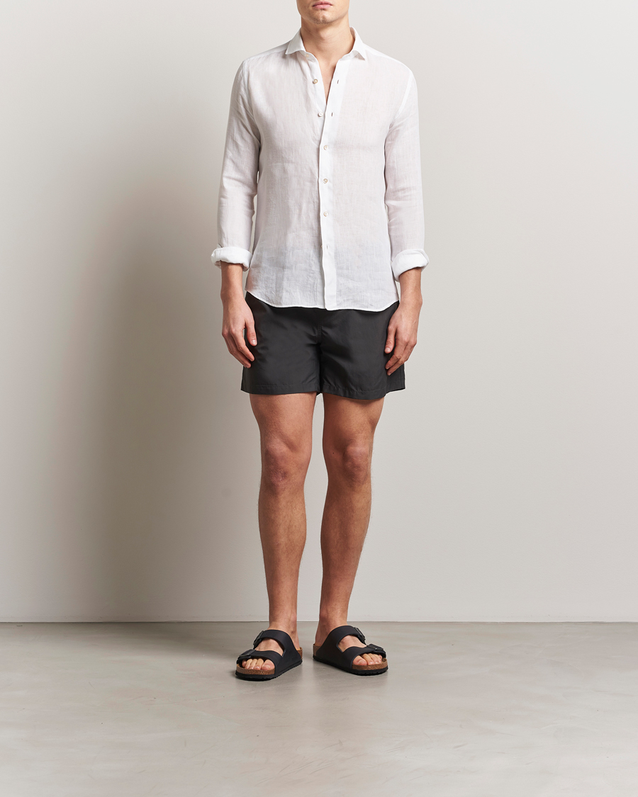 Uomini | Costumi da bagno | Colorful Standard | Classic Organic Swim Shorts Lava Grey