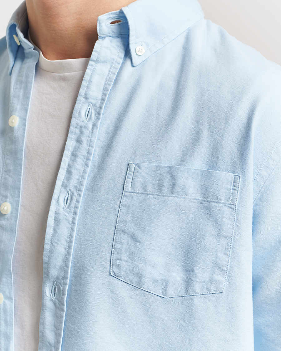 Uomini | Camicie | Colorful Standard | Classic Organic Oxford Button Down Shirt Polar Blue