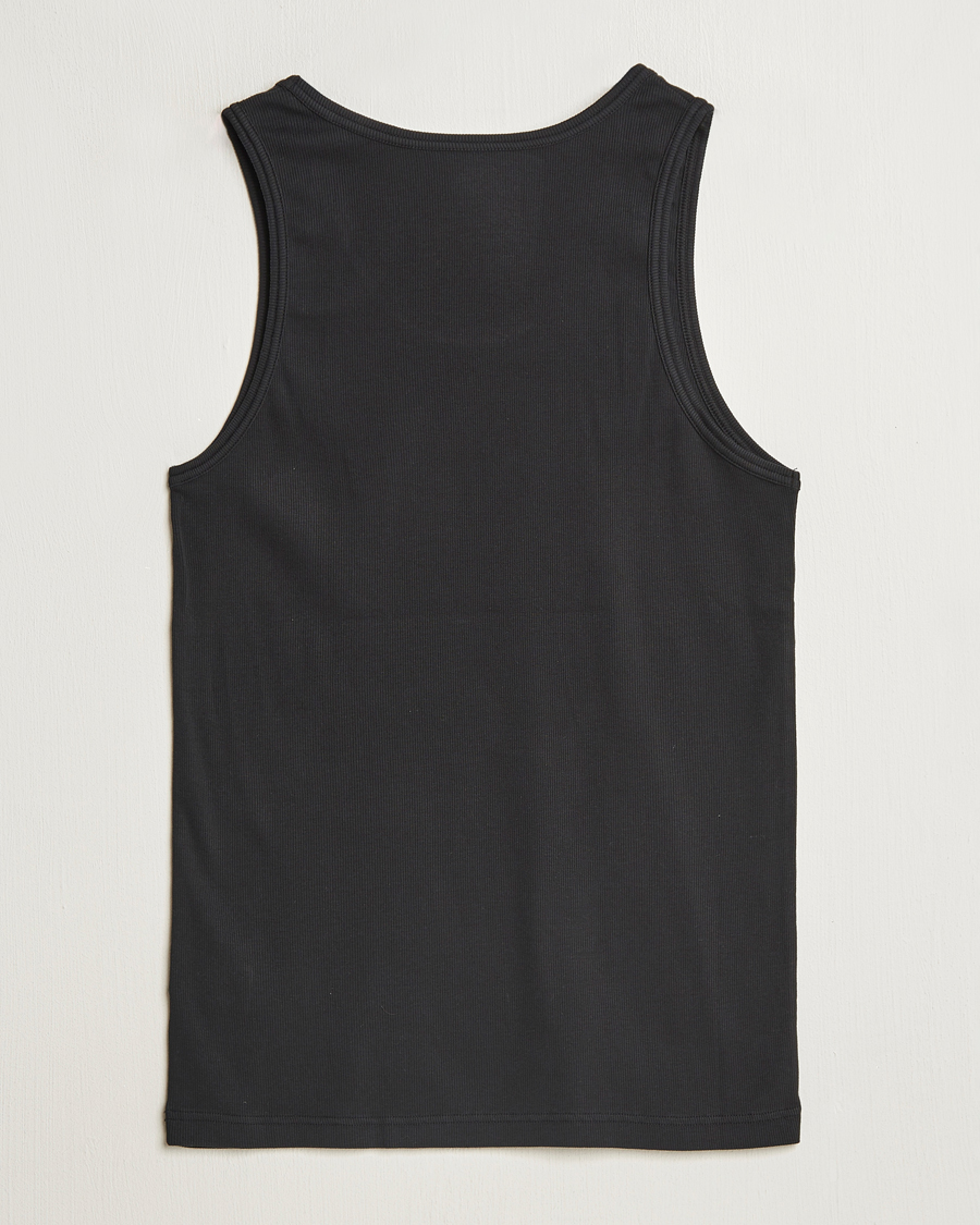 Uomini | T-shirt | Colorful Standard | Organic Rib Tank Top Deep Black
