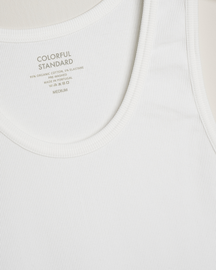 Uomini | T-shirt | Colorful Standard | Organic Rib Tank Top Optical White
