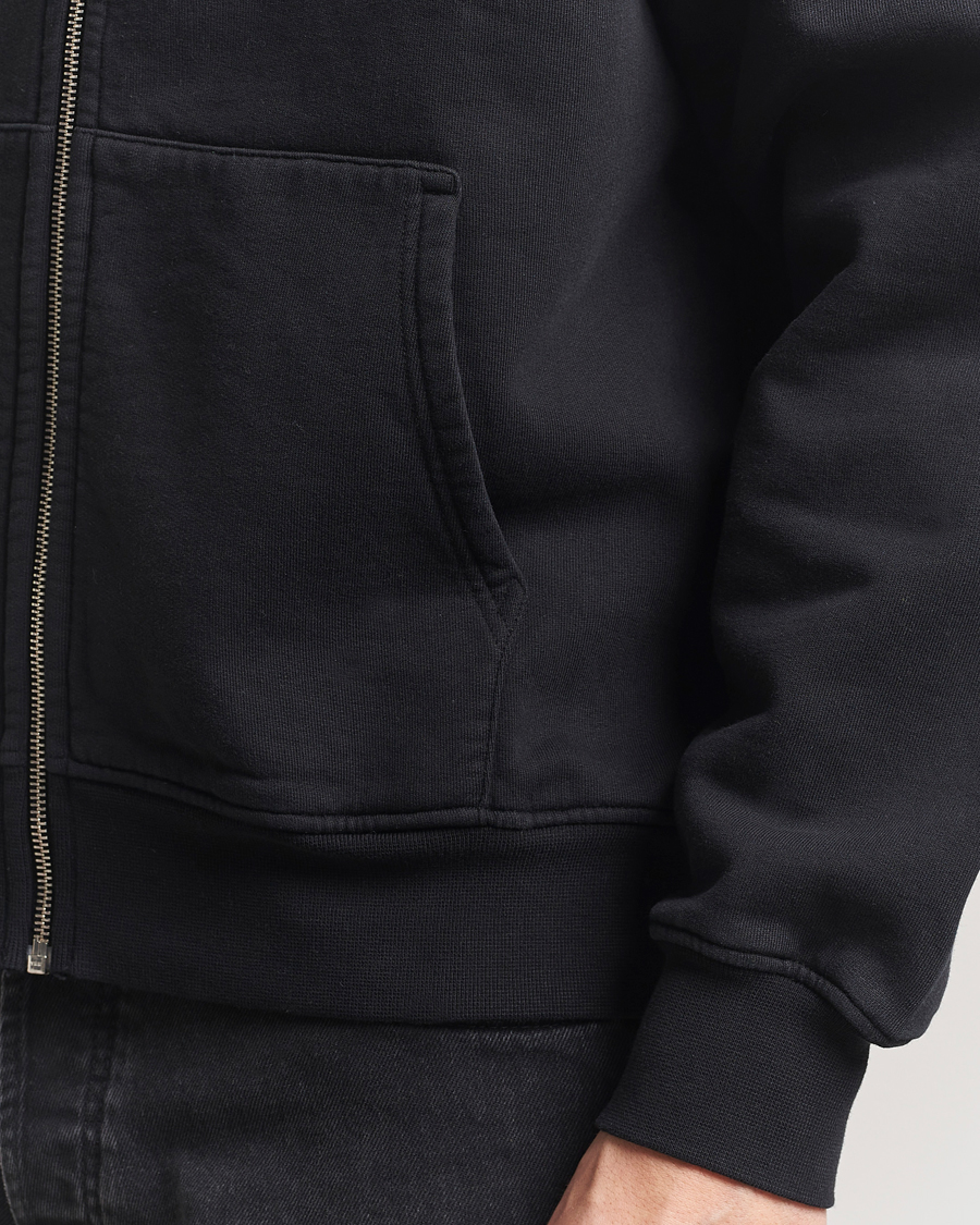 Uomini | Maglieria | Colorful Standard | Classic Organic Full Zip Hoodie Deep Black