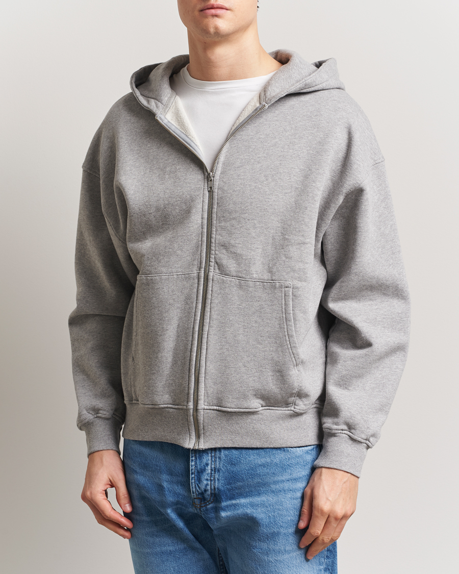 Uomini | Maglieria | Colorful Standard | Classic Organic Full Zip Hoodie Heather Grey