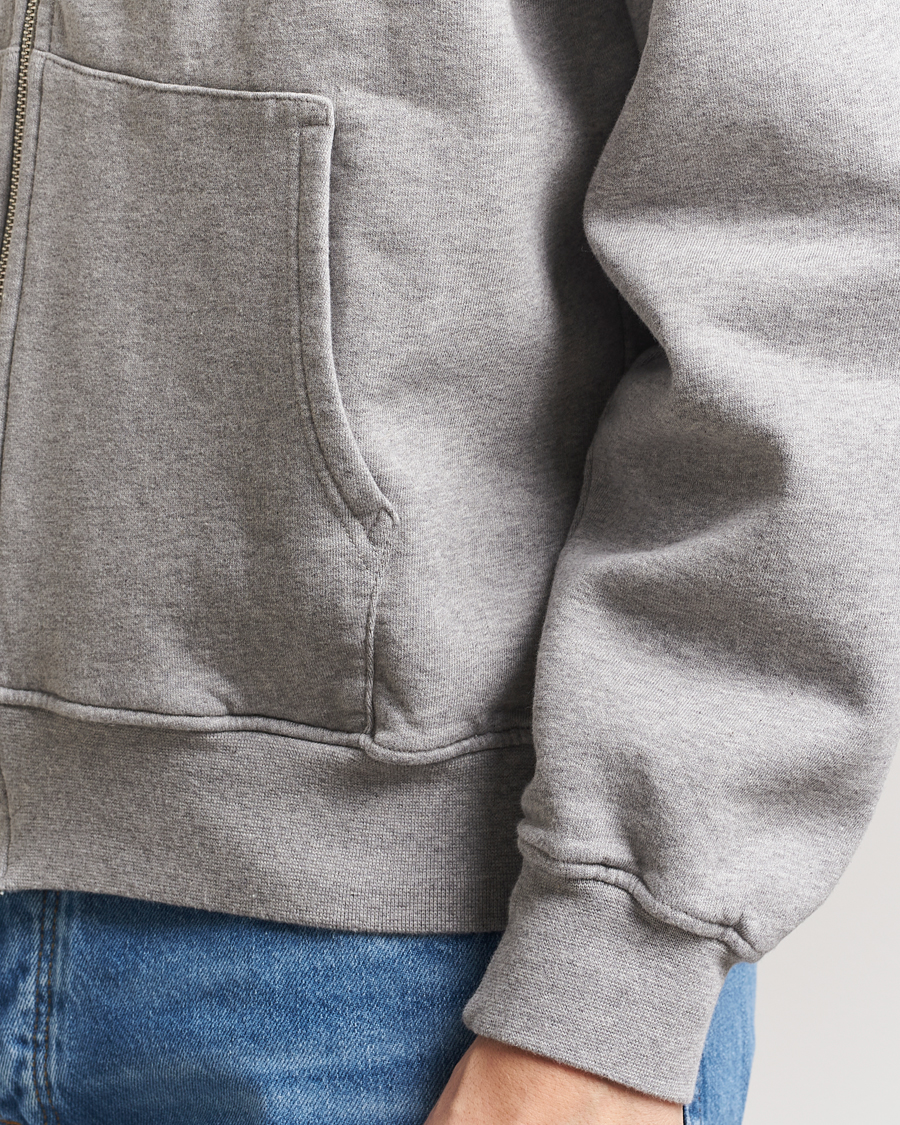 Uomini | Maglieria | Colorful Standard | Classic Organic Full Zip Hoodie Heather Grey