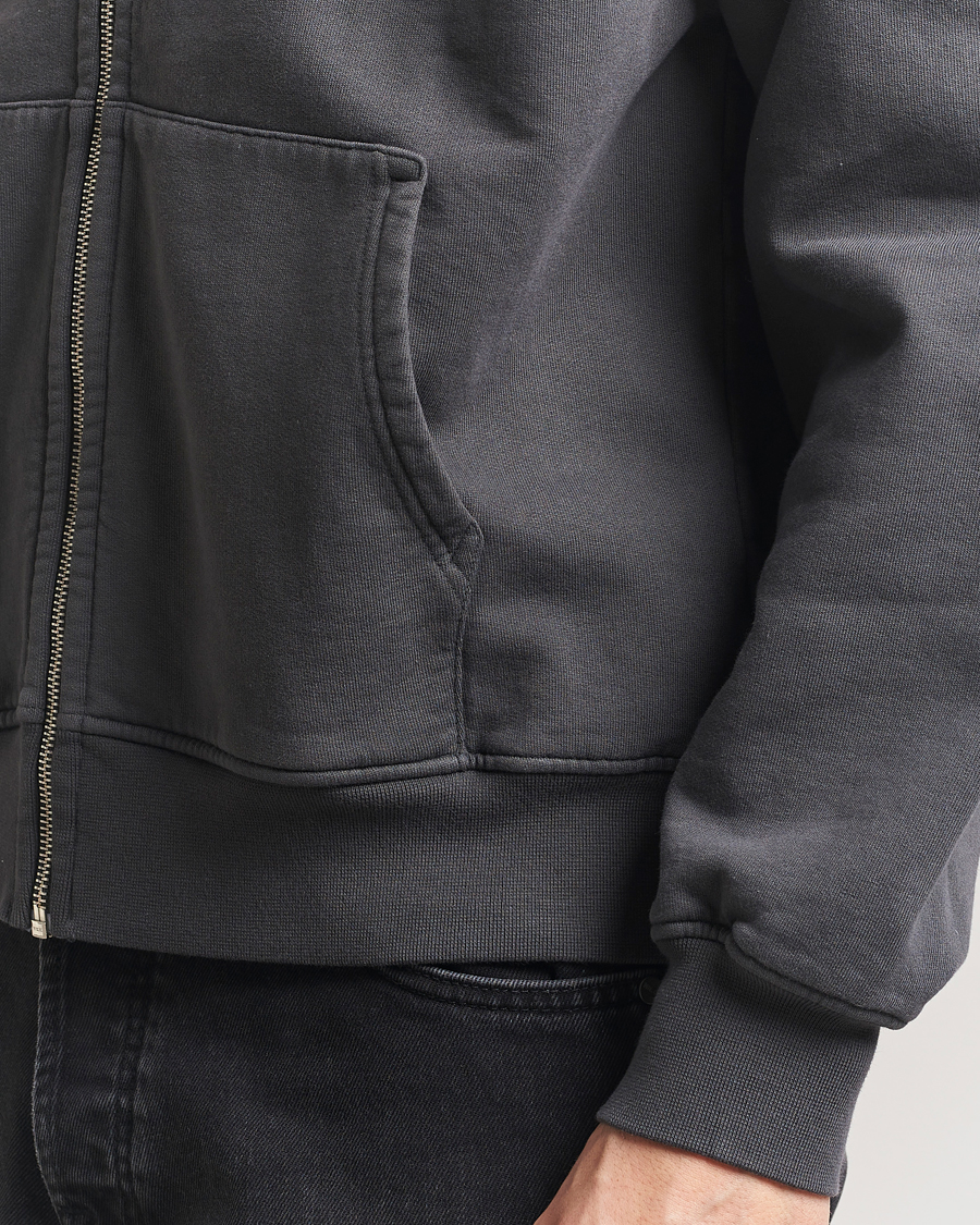 Uomini | Maglieria | Colorful Standard | Classic Organic Full Zip Hoodie Lava Grey
