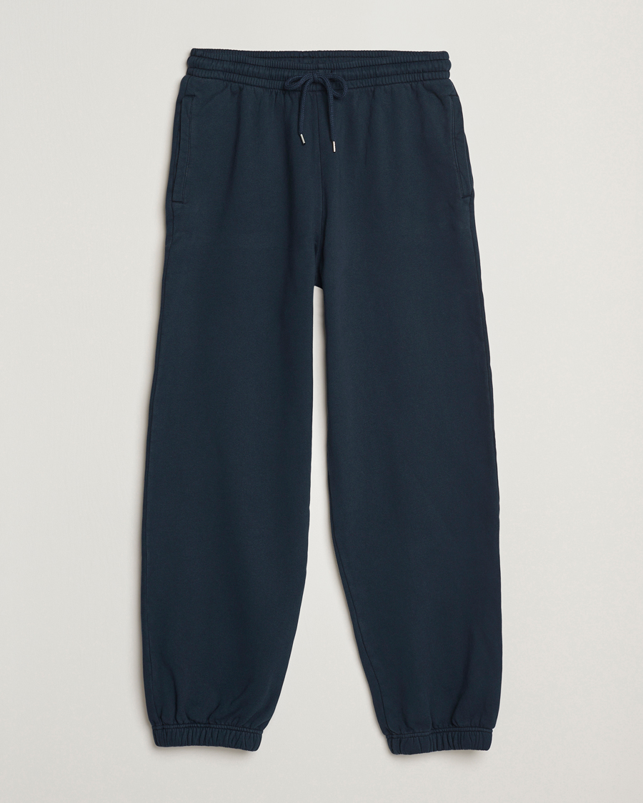 Uomini | Pantaloni | Colorful Standard | Classic Organic Sweatpants Navy Blue