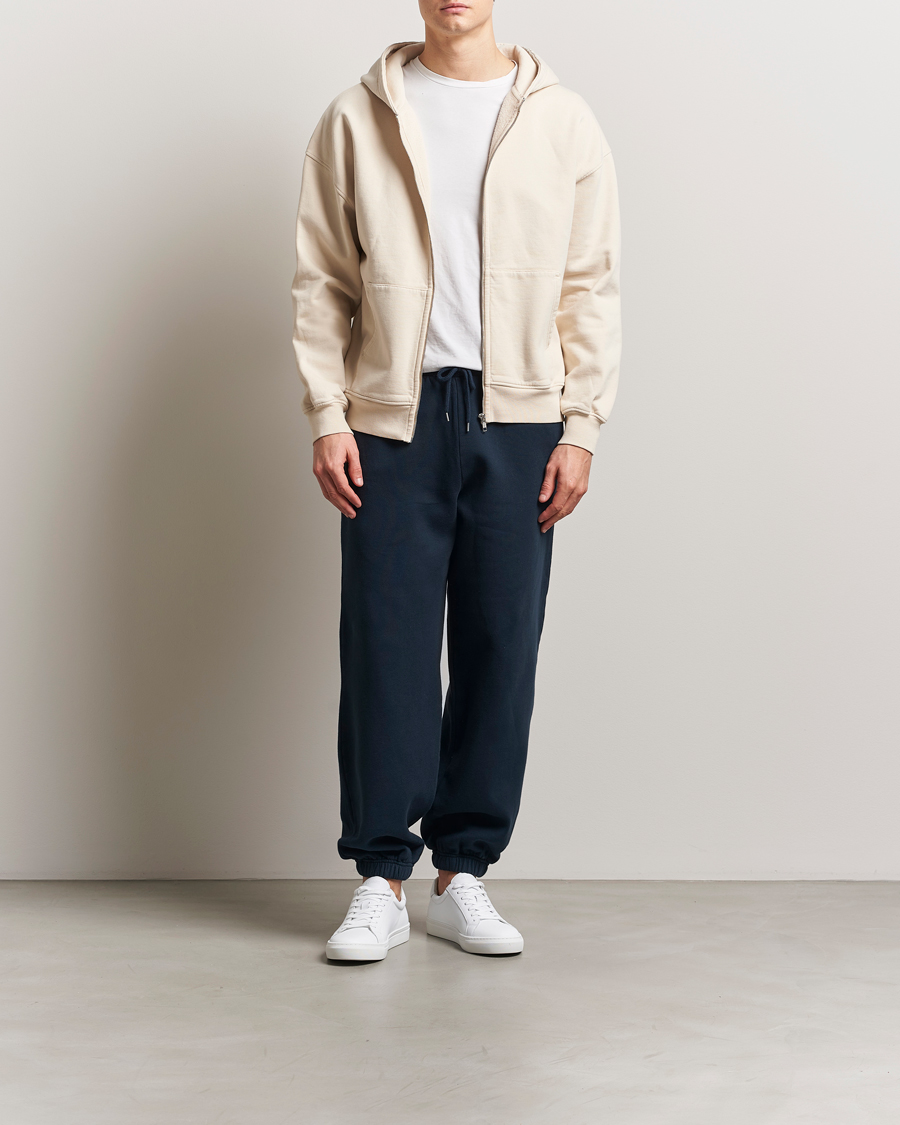 Uomini | Pantaloni | Colorful Standard | Classic Organic Sweatpants Navy Blue