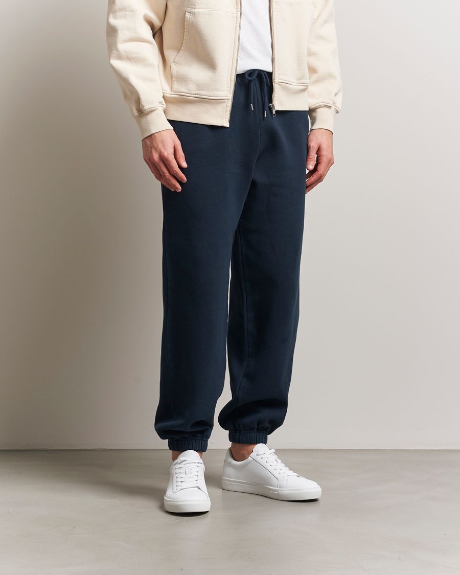 Uomini | Pantaloni | Colorful Standard | Classic Organic Sweatpants Navy Blue