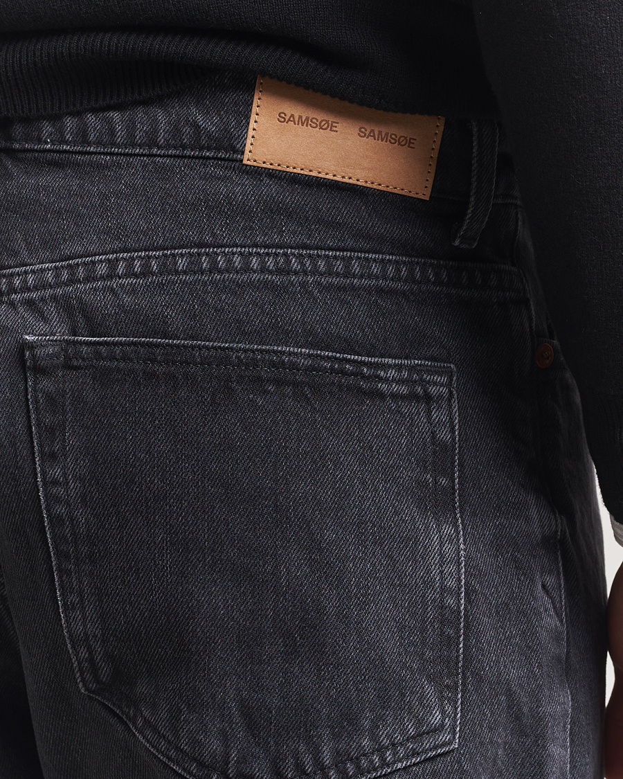 Uomini | Pantaloni | Samsøe Samsøe | Eddie Regular Fit Jeans Black Blizzard
