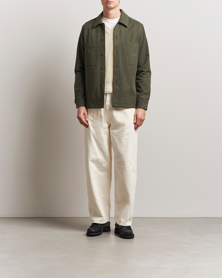 Uomini | Camicie | Samsøe Samsøe | Sataka Overshirt Forest Night