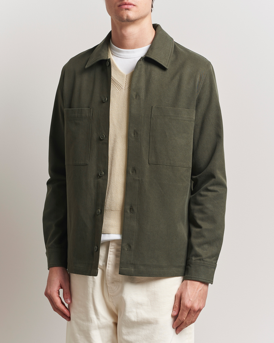 Uomini | Camicie | Samsøe Samsøe | Sataka Overshirt Forest Night