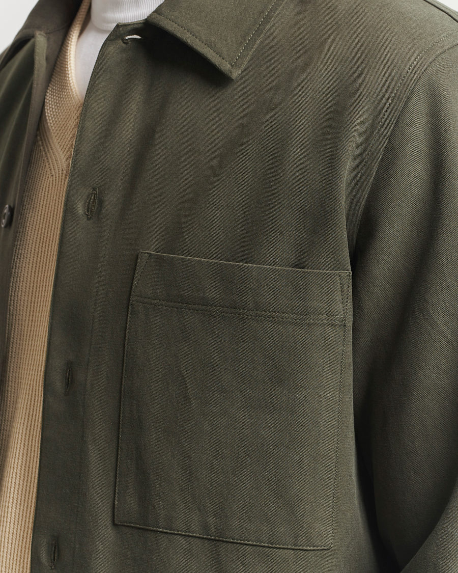 Uomini | Camicie | Samsøe Samsøe | Sataka Overshirt Forest Night