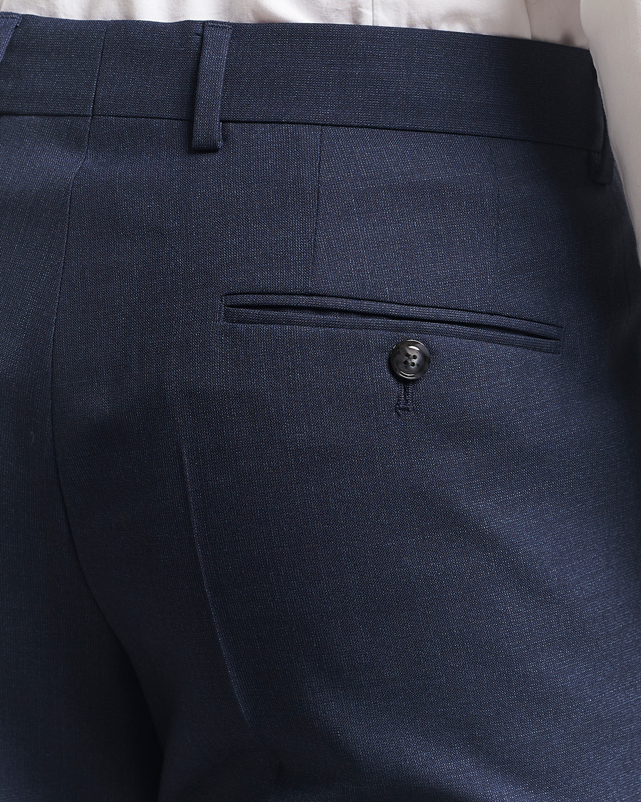 Uomini | Abiti | BOSS BLACK | Huge Wool Double Breasted Suit Navy