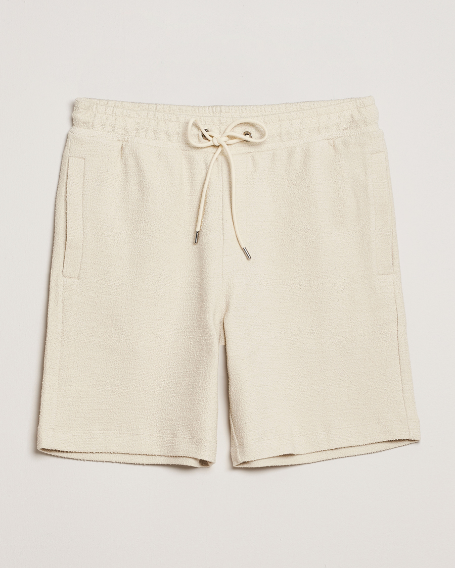 Uomini | Pantaloncini | BOSS BLACK | Leoni Terry Sweatshorts Open White
