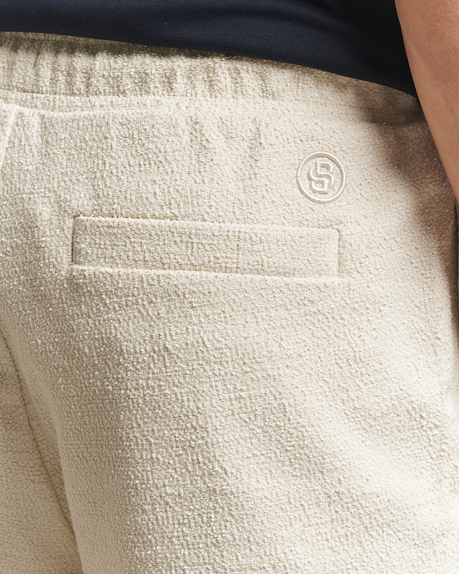 Uomini | Pantaloncini | BOSS BLACK | Leoni Terry Sweatshorts Open White
