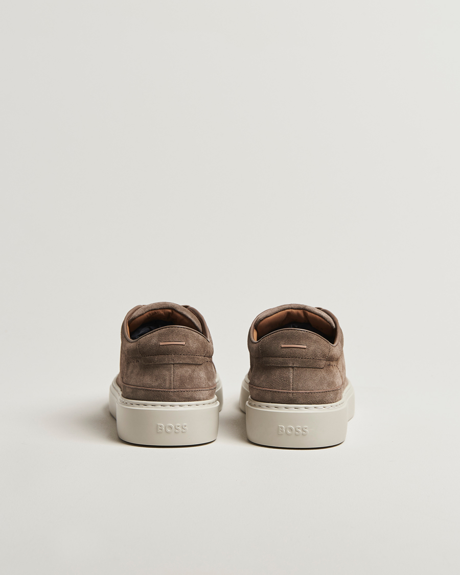 Uomini | Sneakers | BOSS CAMEL | Gary Suede Sneaker Dark Beige