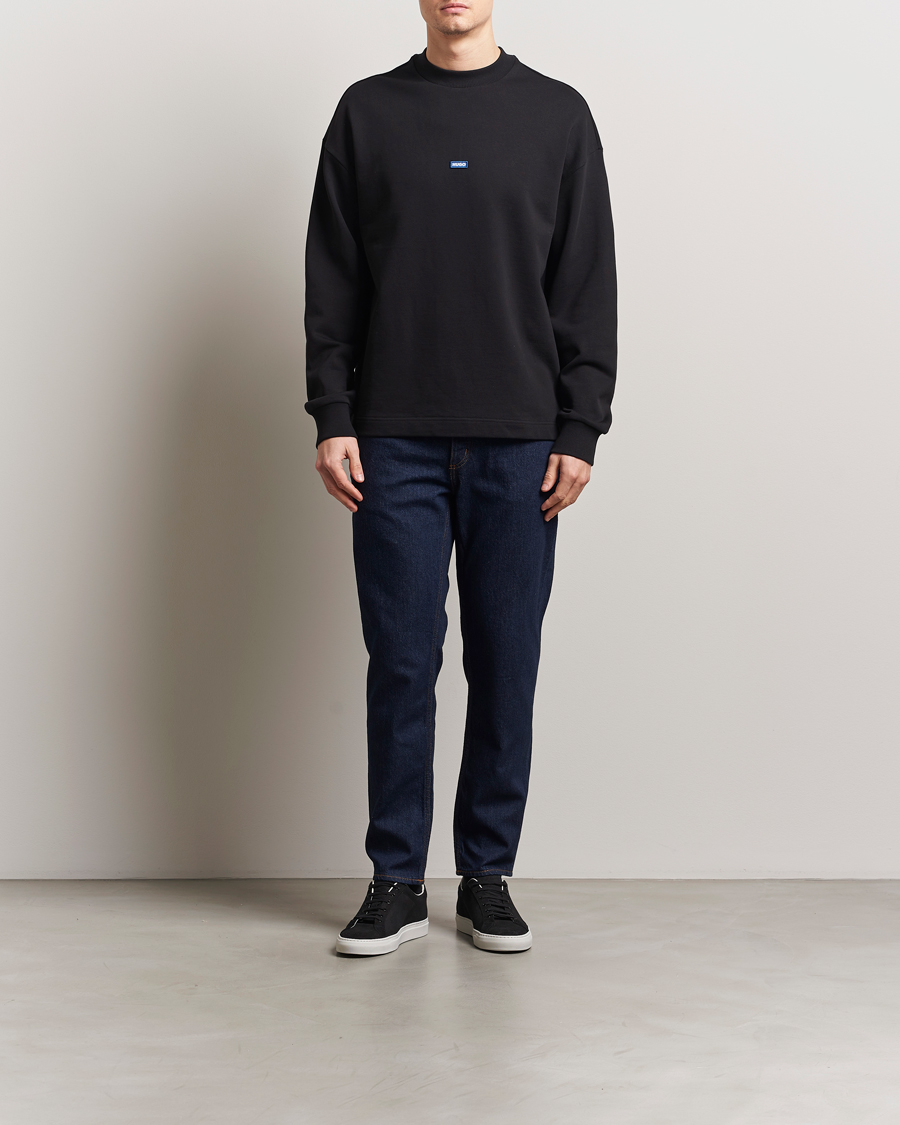 Uomini | Pantaloni | HUGO | Brody Tapered Fit Jeans Dark Blue