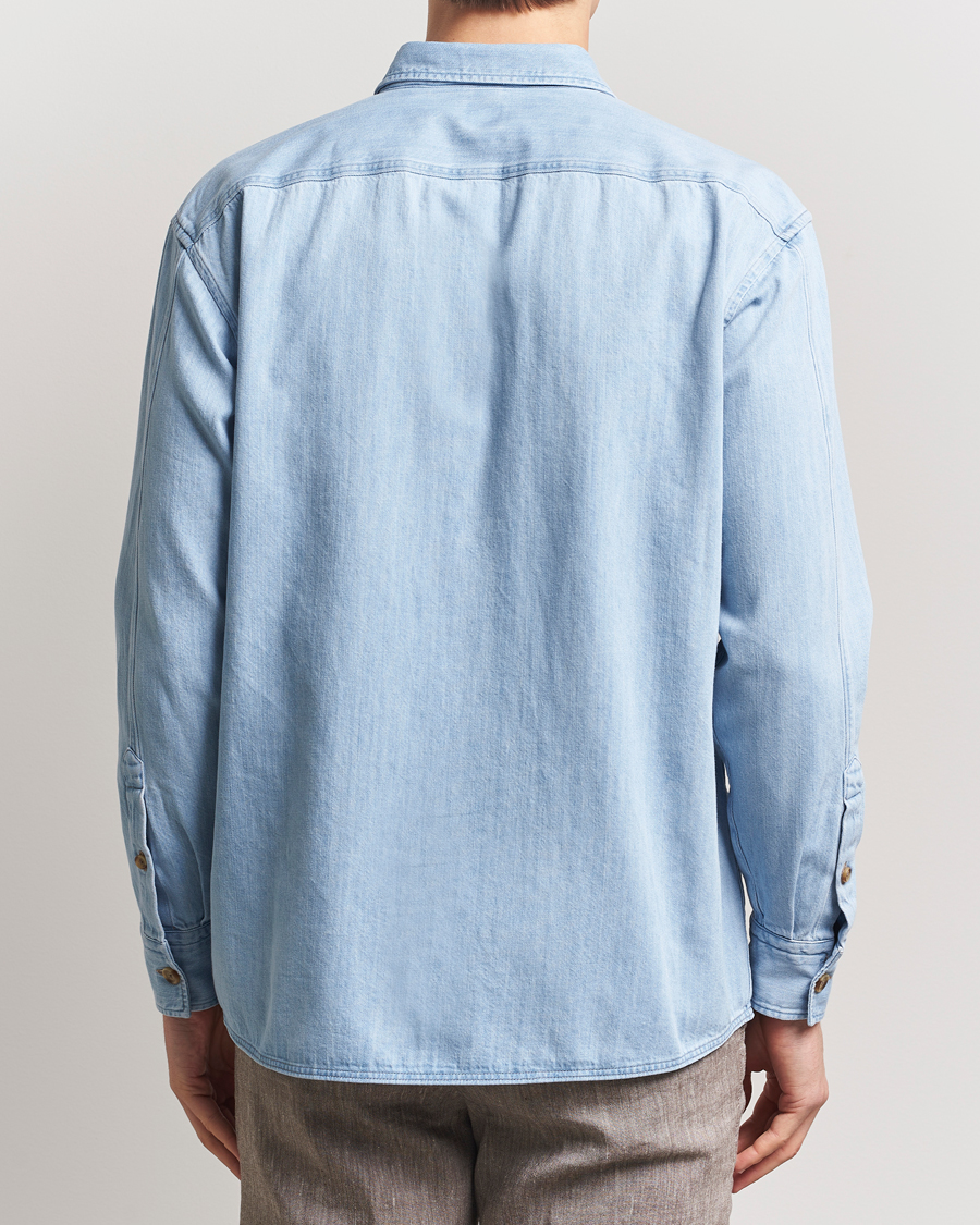 Uomini | Camicie | BOSS BLACK | Cory Denim Overshirt Light Blue