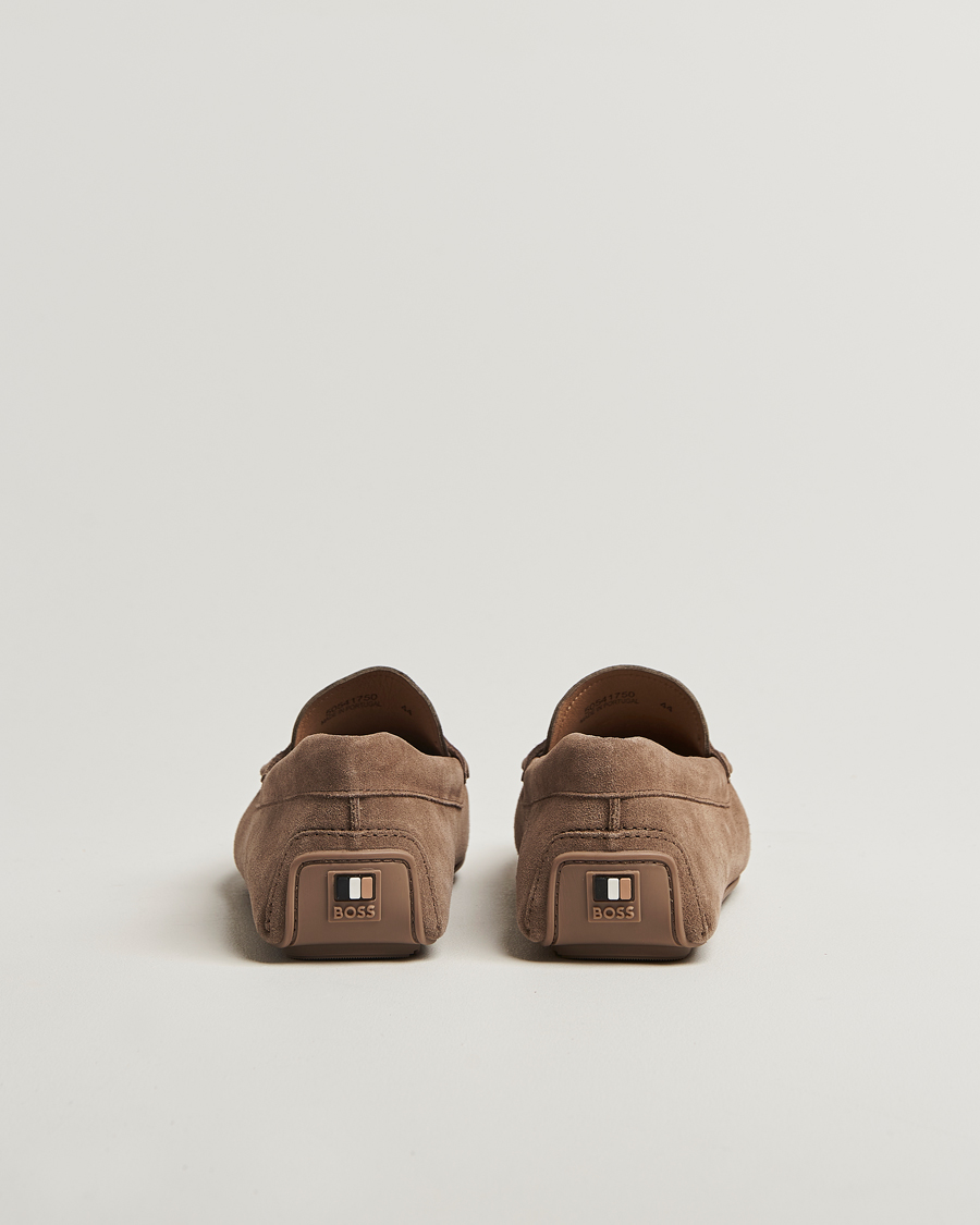 Uomini | Mocassini | BOSS BLACK | Noel Suede Moccasin Medium Beige