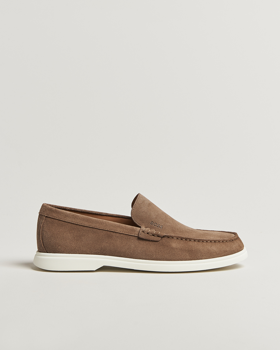 Uomini | BOSS BLACK Sienne Suede Loafer Medium Beige | BOSS BLACK | Sienne Suede Loafer Medium Beige